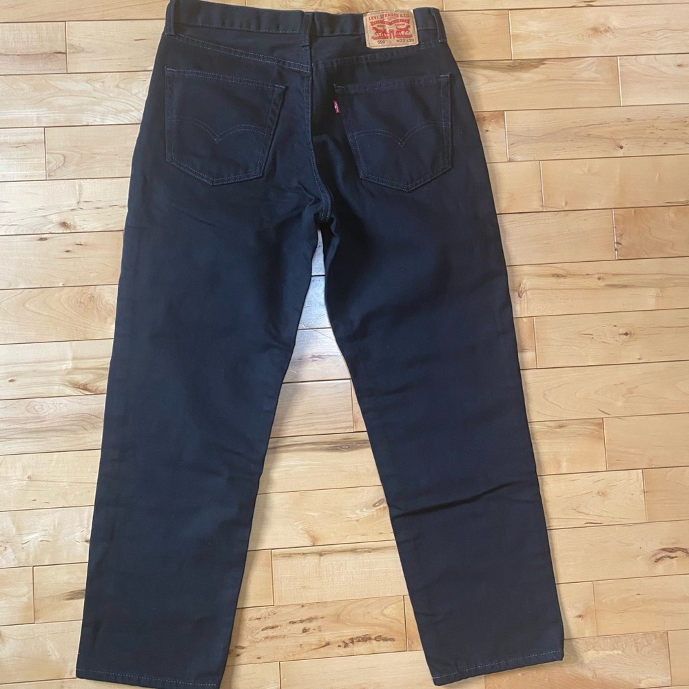 LEVI STRAUSS & CO Black Jeans 33 x 30
